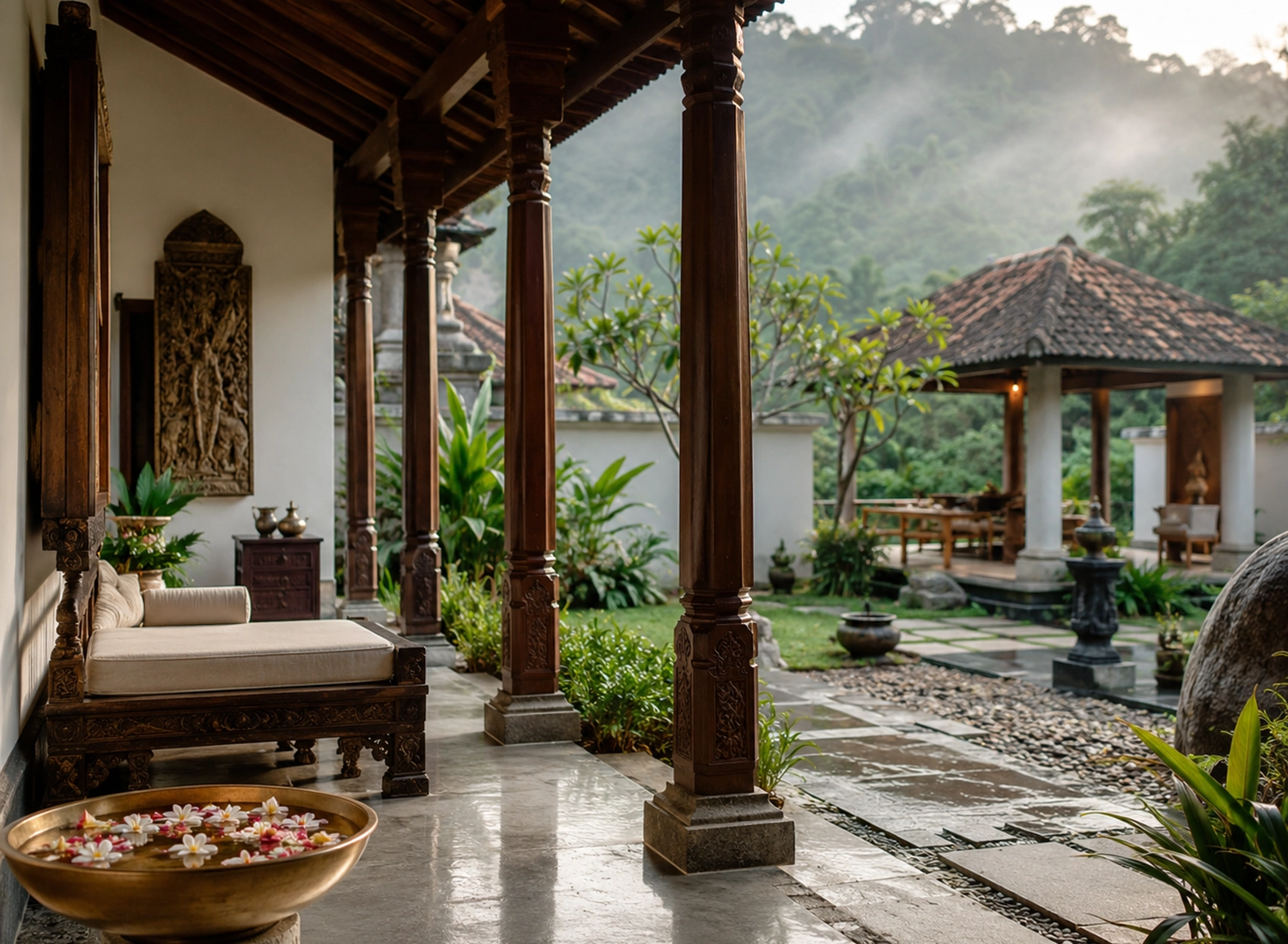 Modern Ayurveda wellness centre inspired by Kandyan heritage in Kandy Sri Lanka
