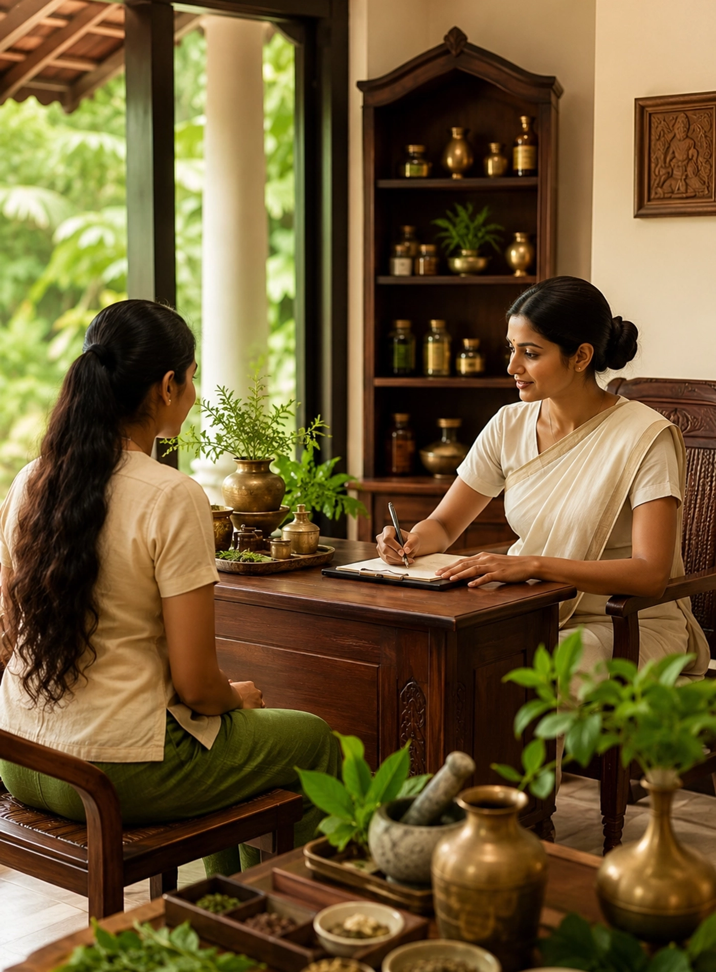 Professional Ayurveda consultation at Devya Ceylon Ayurveda Centre in Kandy